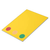 信号の色の丸ノートパッド ノートパッド (アングル)