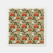 信号オレンジ色の車パターン (正面)