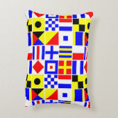 信号カラフルフ王室のラグ名 アクセントクッション (裏面(縦))