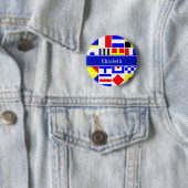 信号カラフルフ王室のラグ名 缶バッジ (インサイチュ)