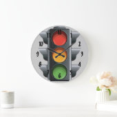 信号デザイン壁時計 ラージ壁時計 (ホーム)