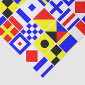 信号フカラフルラグのパタ航海のーン 薄葉紙 (詳細)