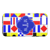 信号フカラフルラグ王室の3Iモノグラム Case-Mate iPhoneケース (裏面(横))