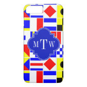 信号フカラフルラグ王室の3Iモノグラム Case-Mate iPhoneケース (裏面)