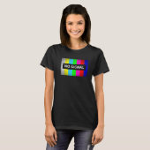 信号レトロおたくテスト画面TV 1 Tシャツ (正面フル)