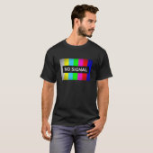信号レトロおたくテスト画面TV Tシャツ (正面フル)