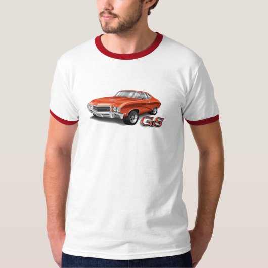信号器のティーの赤の69 Buick GS Tシャツ (正面)