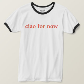 信号器のTシャツ"ciao今のところ"の珊瑚 Tシャツ