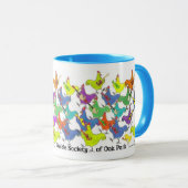 "信号器"のマグの放し飼いのウクレレの社会 マグカップ (正面右)