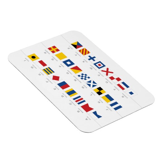 信号国際的アルファベットの符号 マグネット (右側)