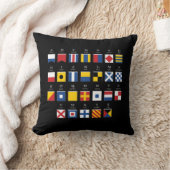 信号国際的アルファベット3 クッション (ブランケット)