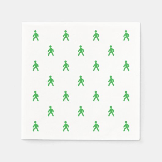 信号機マン スタンダードカクテルナプキン (正面)