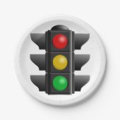 信号機 ペーパープレート (正面)