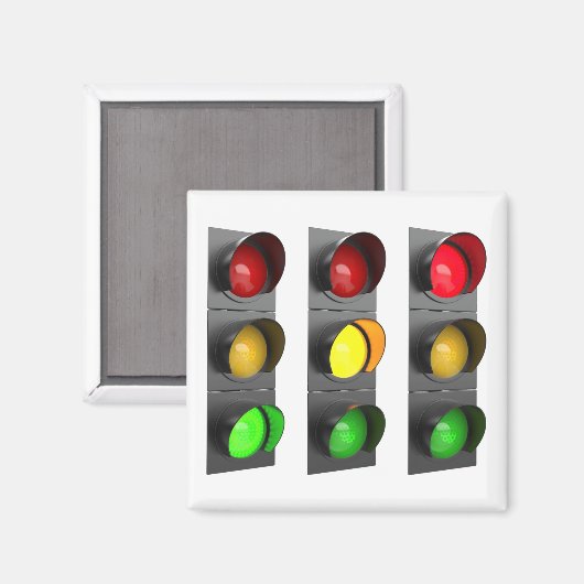 信号機 マグネット (正面/裏面)