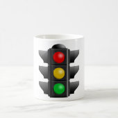 信号機 レッド イエロー グリーン 信号 コーヒーマグカップ (中央)