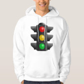信号機 レッド イエロー グリーン 信号 パーカ (正面)