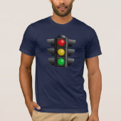 信号機 レッド イエロー グリーン 信号 Tシャツ (正面)