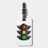 信号機(赤い黄色の緑) ラゲッジタグ (正面縦)
