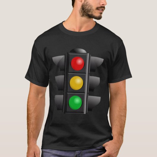 信号灯ストップ灯 Tシャツ (正面)