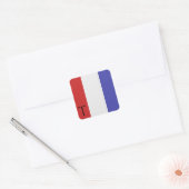 信号航海のフラグアルファベットシールT スクエアシール (封筒)