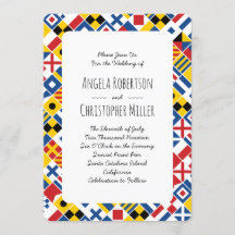 信号航海のフラグパター結婚ン