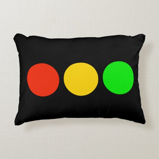 信号色 アクセントクッション (正面)