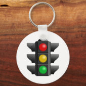 信号赤い黄色の緑のシンボルや象徴方向KE キーホルダー (正面)