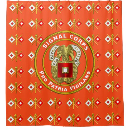 信号隊シャワーカーテン シャワーカーテン (正面)