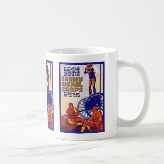 信号隊 コーヒーマグカップ (右)