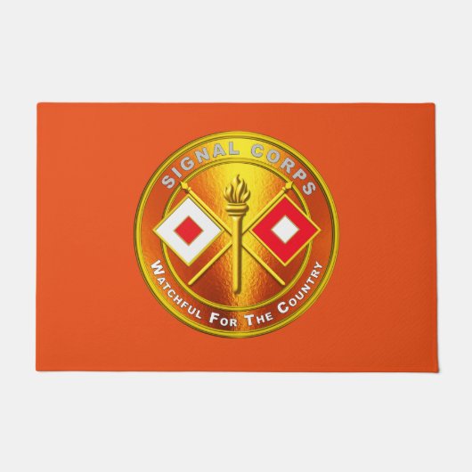 信号隊 ドアマット (正面)