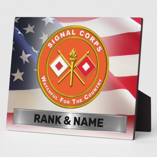 信号隊 フォトプラーク (側面)