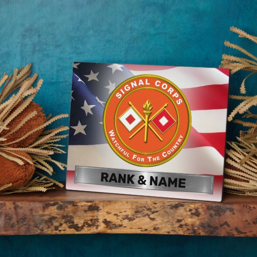 信号隊 フォトプラーク (側面)