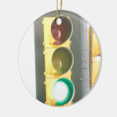 信号 セラミックオーナメント (左)