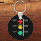 信号（赤）黄色 キーホルダー (正面)