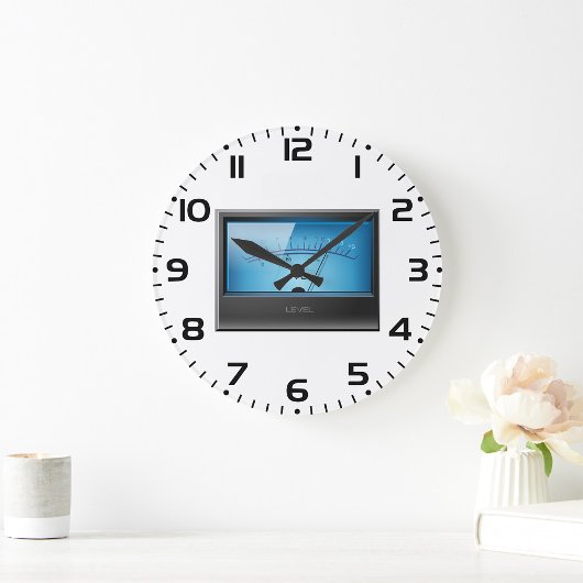 信号VUメーター ラージ壁時計