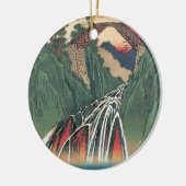 信州　伊那川橋　望　のじり　by　広重 セラミックオーナメント (左)