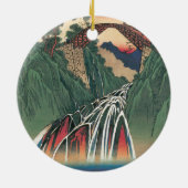 信州　伊那川橋　望　のじり　by　広重 セラミックオーナメント (裏面)