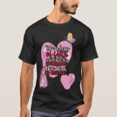 信心の飛躍を紫のプリンセス Tシャツ (正面)