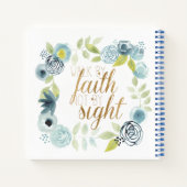 信心をもって歩く、見ずに歩く ノートブック (裏面)