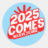 信念の力： 2025年の最もインスパイア多い ラウンドシール (正面)
