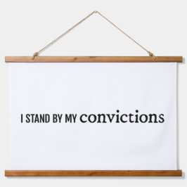 信念の木材の上の壁のタペストリー 吊り下げ型タペストリー