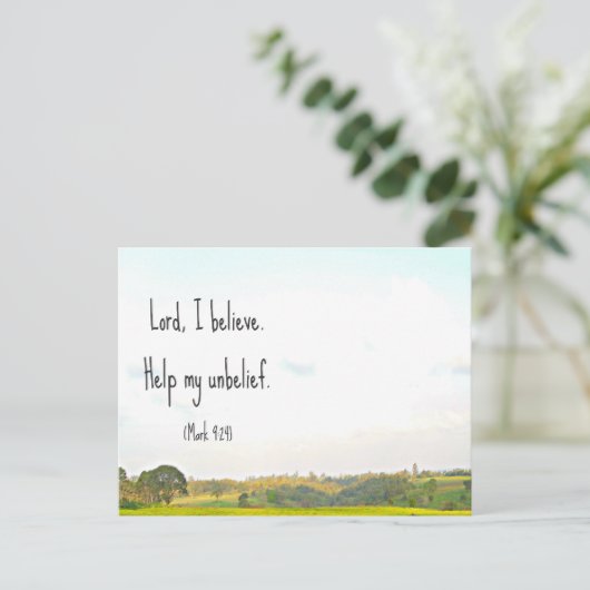 信念はがき ポストカード (スタンド正面)