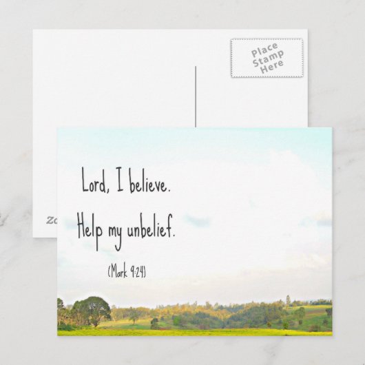 信念はがき ポストカード (正面/裏面)