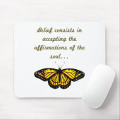 信念は受け入れることである マウスパッド (マウス)