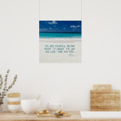 信念を超えた強力:ビーチフィットネスの動機 ポスター (キッチン)