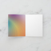 信念ホープラブレインボーカラーズ  ノートカード (内部)