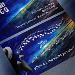 信念 – 播種する種とゴール 名刺