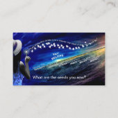 信念 – 播種する種とゴール 名刺 (正面)