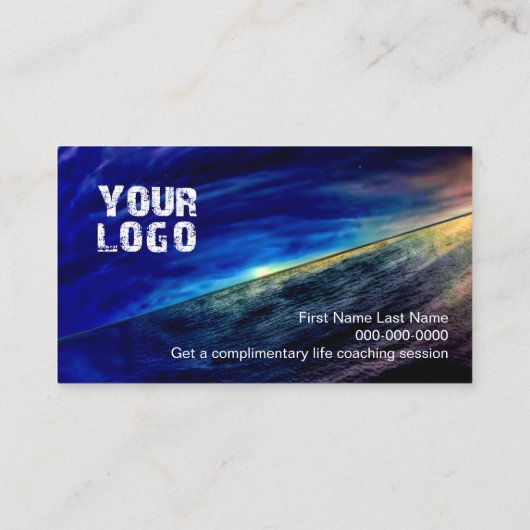 信念 – 播種する種とゴール 名刺 (裏面)