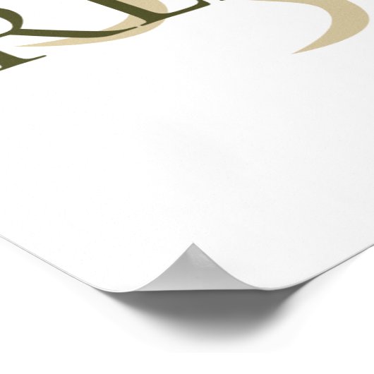 信念=現実 ポスター (角)